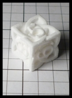 Dice : Dice - 6D - Shapeways 3D Printed Celtic 3D White - Shapeways Nov 2014